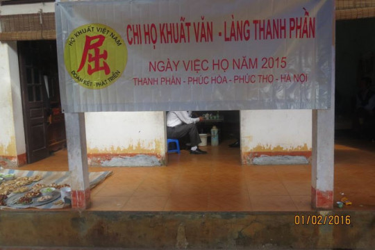 Khuyến học : Mẫu quy chế khuyến học của Chi họ Khuất Văn làng Thanh phần, Phúc Hòa, Phúc Thọ, Hà Nôi