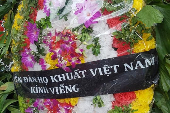 Lễ tang Liệt sỹ Thượng tá Khuất Mạnh Trí