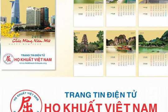 THÔNG BÁO NHẬN LỊCH HỌ KHUẤT VIỆT NAM TẾT 2018